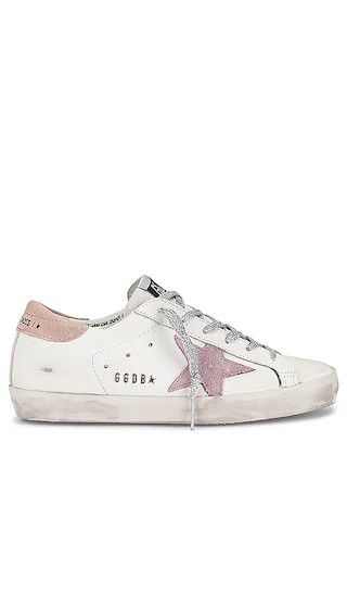 Super Star Sneaker in Optic White, Antique Pink, & Nougat | Revolve Clothing (Global)