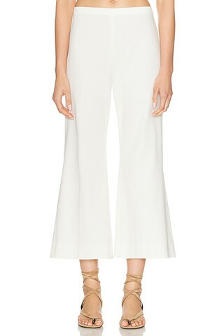 KHAITE Walter Pant in Chalk - White. Size 2 (also in 4, 6). | FWRD 