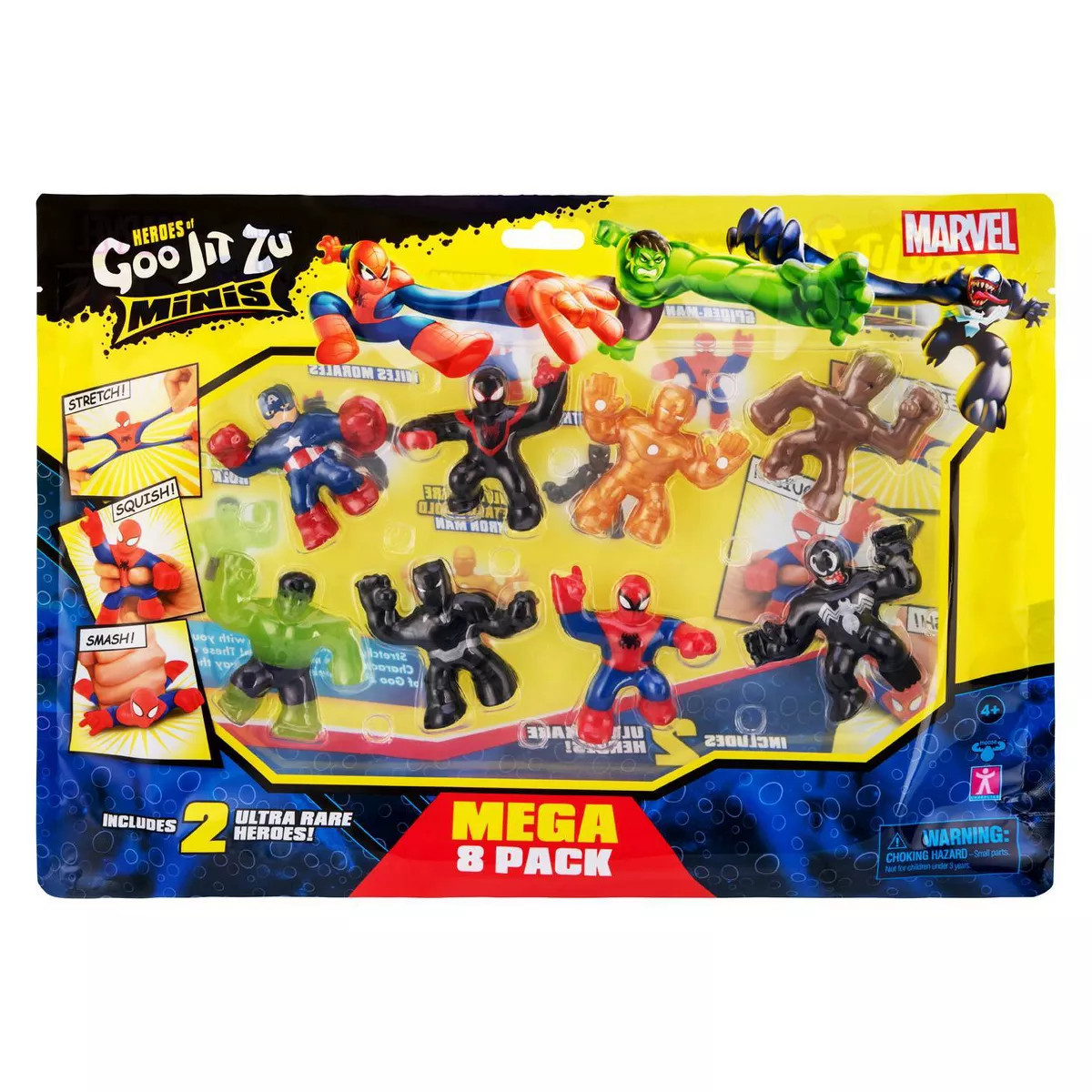 Heroes of Goo Jit Zu Minis Marvel Mega 8 Pack (Target Exclusive) | Target