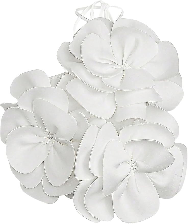 GORGLITTER Women's 3D Flower Halter Camisole Top Floral Sleeveless Going Out Trendy Cami Tops 202... | Amazon (US)