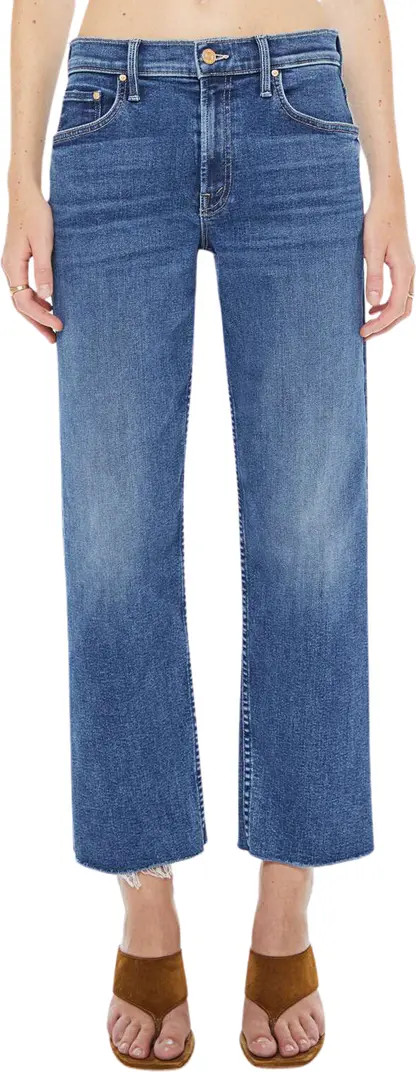 The Newbie High Waist Crop Straight Leg Jeans | Nordstrom