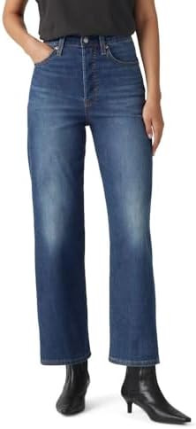 Levi's Womens Premium Ribcage Straight Ankle Jeans | Amazon (US)
