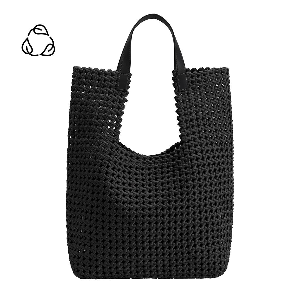 Black Rihanna Extra Large Tote Bag | Melie Bianco | Melie Bianco