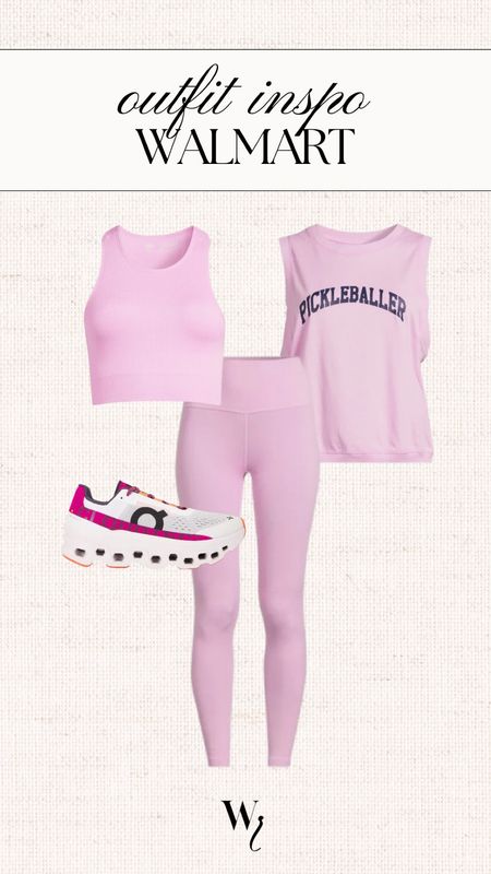 Pink workout outfit from Walmart 

#LTKSeasonal #LTKfitness #LTKsalealert