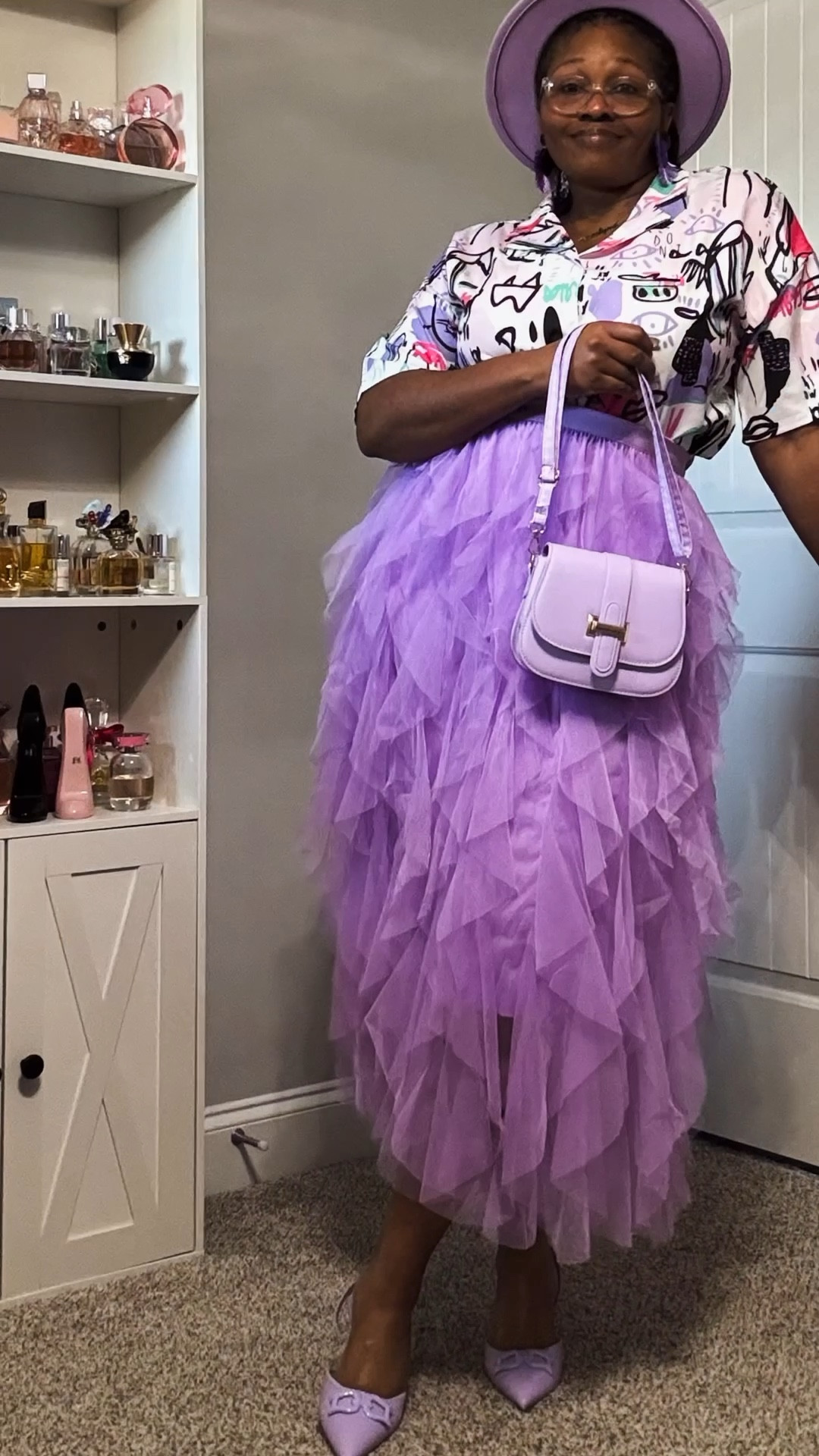 Top & Skirt are a L
I won’t lie, the quality of the bag is NOT there
&
Although cute & comfortable, the strap will not stay up on the heels

#LTKOver40 #LTKStyleTip #LTKWatchNow