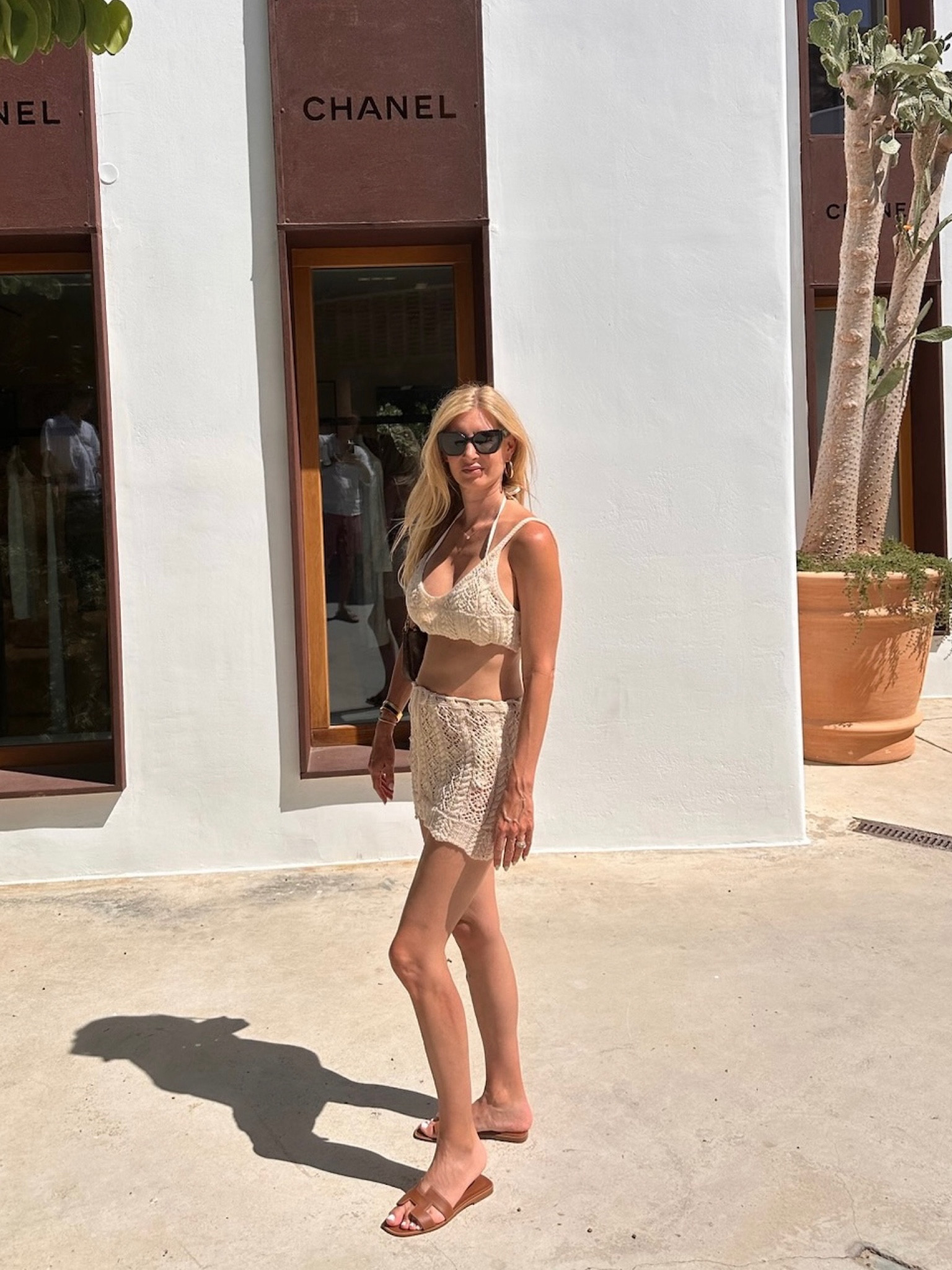 Perfect beach vacation outfit and cover up! Wore this to Nammos in Mykonos! 

#LTKover40 #LTKtravel #LTKswim