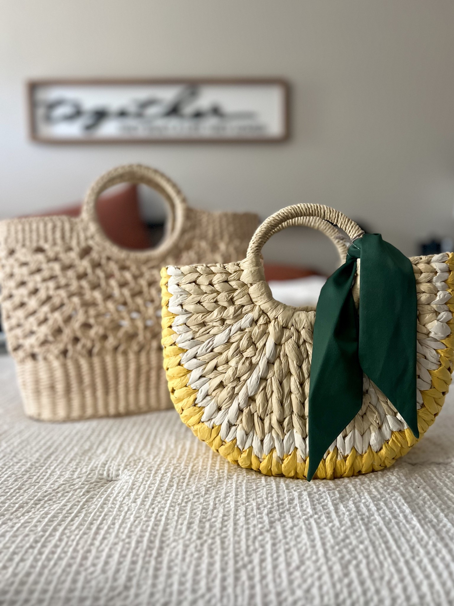 These two bags from my Spring Target run definitely came home with me! Love that the bigger bag has a flat bottom so it can stand up on the sand/ground + this lemon bag is just too cute to pass upp

#LTKItBag #LTKSeasonal #LTKTravel
