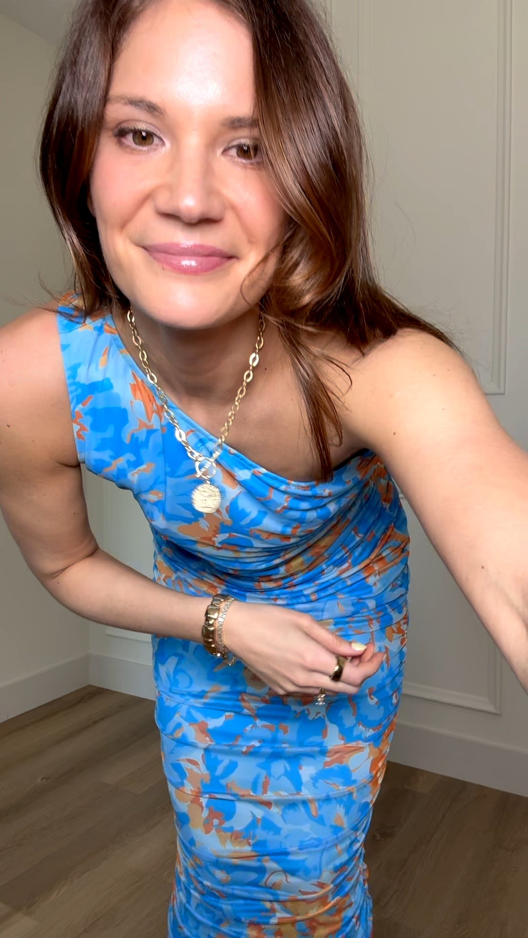 this dress is so good for spring and summer. i love the one shoulder detail and the ruching, it is super flattering and really comfortable. the colors are so pretty for vacation or any warm weather plans. one shoulder dress, ruched dress, vacation outfits, spring dress, summer dress, date night outfit, wedding guest dress, flattering dress, tropical outfits, stang and co

#LTKSeasonal #LTKTall #LTKTravel