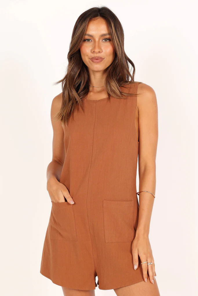 Dory Playsuit - Tan | Petal & Pup (US)