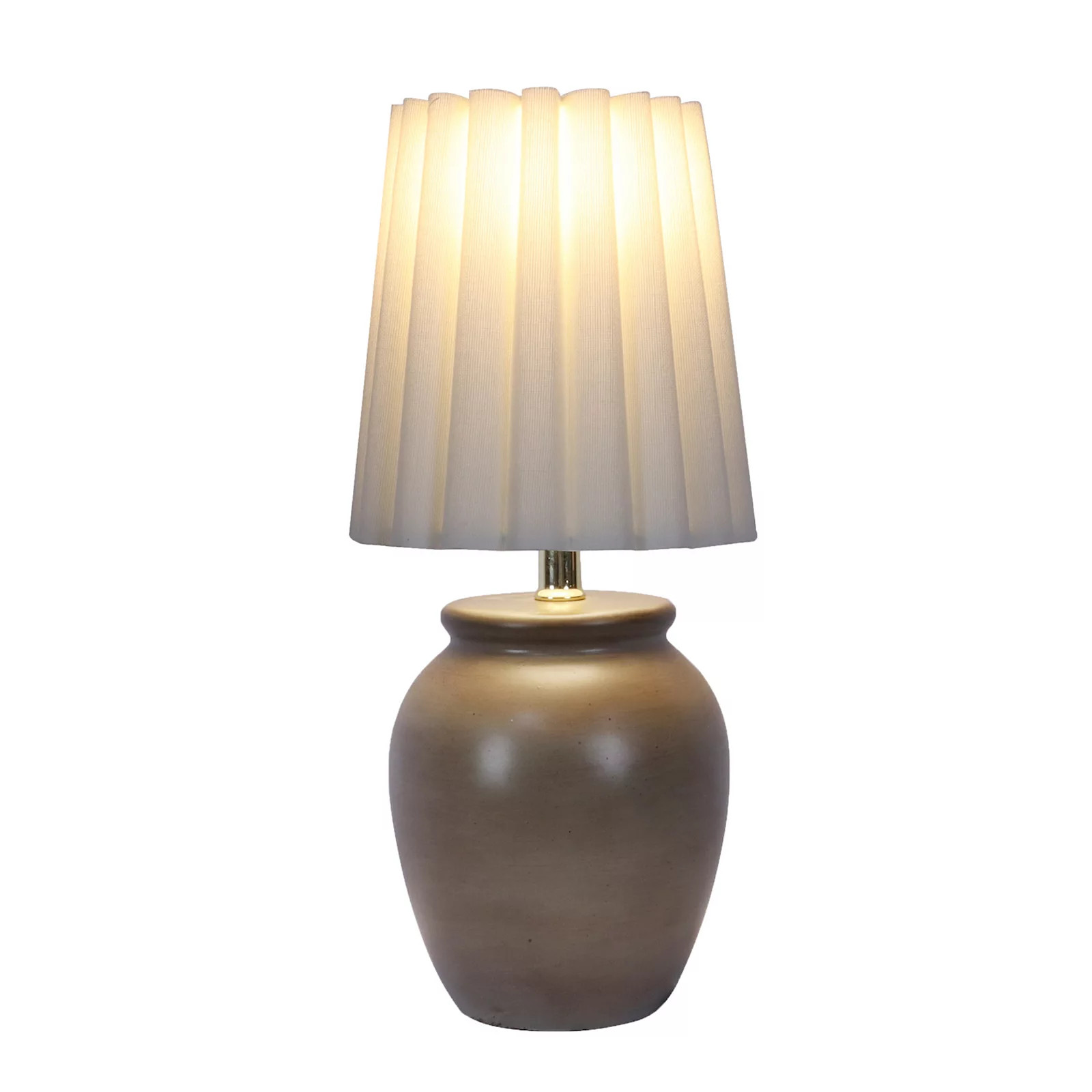 Gray Pleated Shade Table Lamp | Kohl's