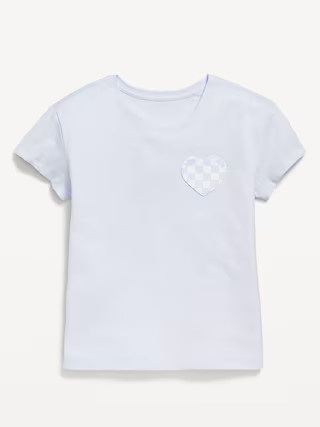 Softest Short-Sleeve Printed T-Shirt for Girls | Old Navy (US)