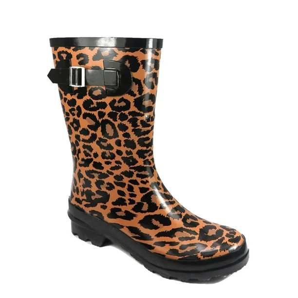 Time and Tru Buckle Rain Boot (Women's) | Walmart (US)