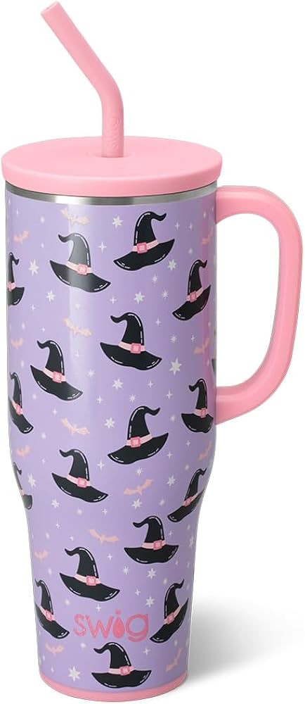 Swig Life 40oz Mega Mug, Halloween 40oz Tumbler with Handle and Straw, Extra Large Insulated Tumb... | Amazon (US)