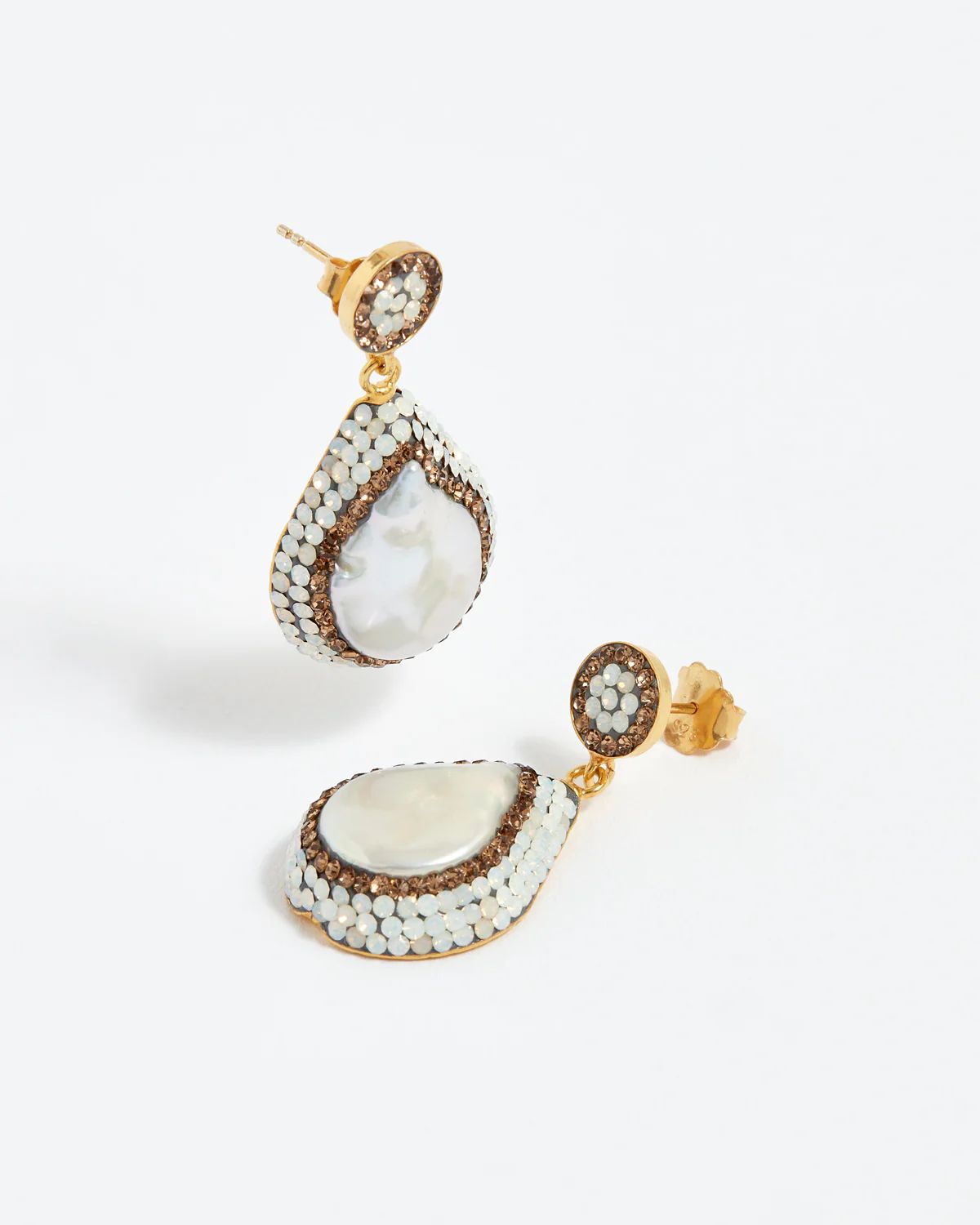 Baroque Pearl Earrings | Soru Jewellery