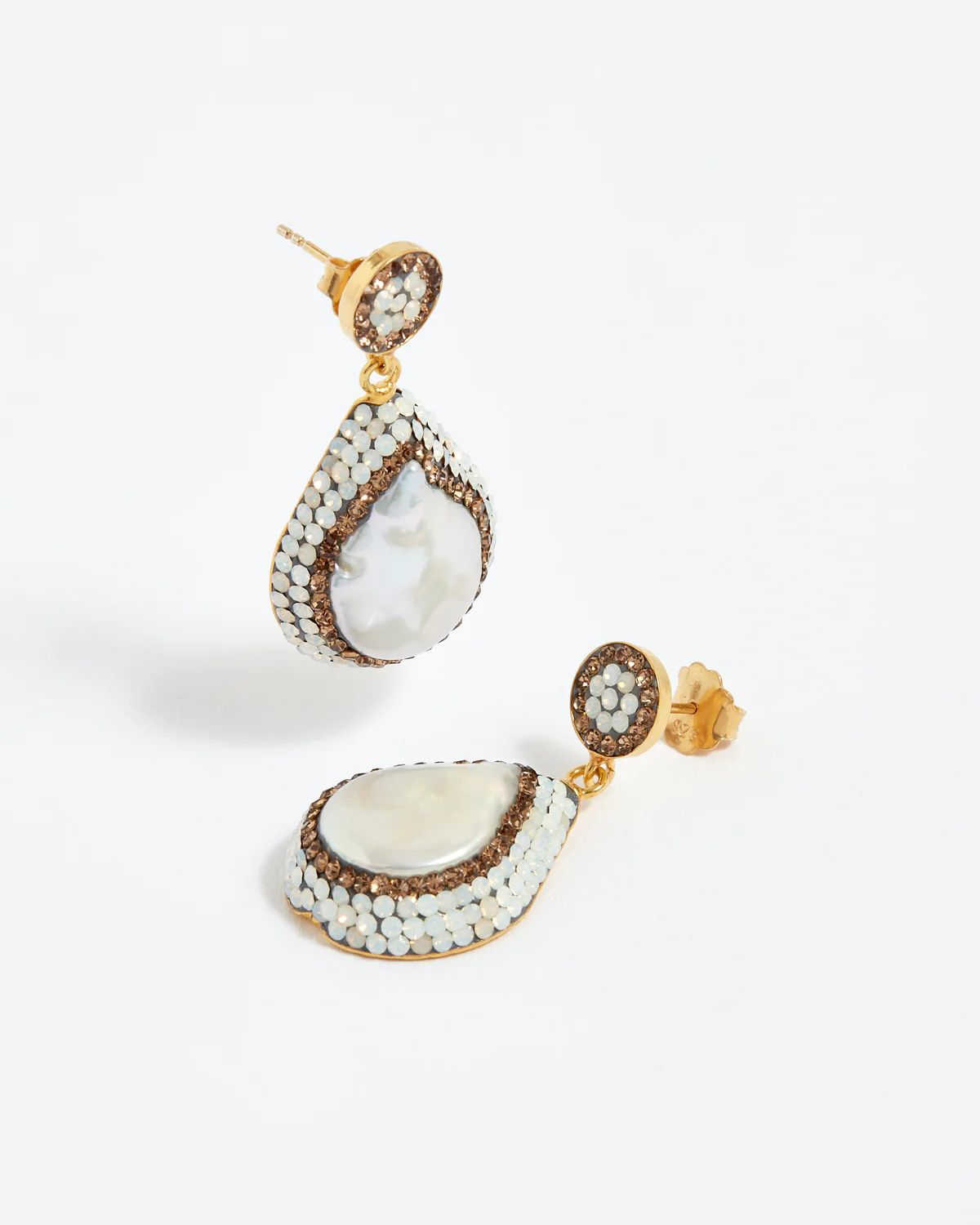 Baroque Pearl Earrings | Soru Jewellery
