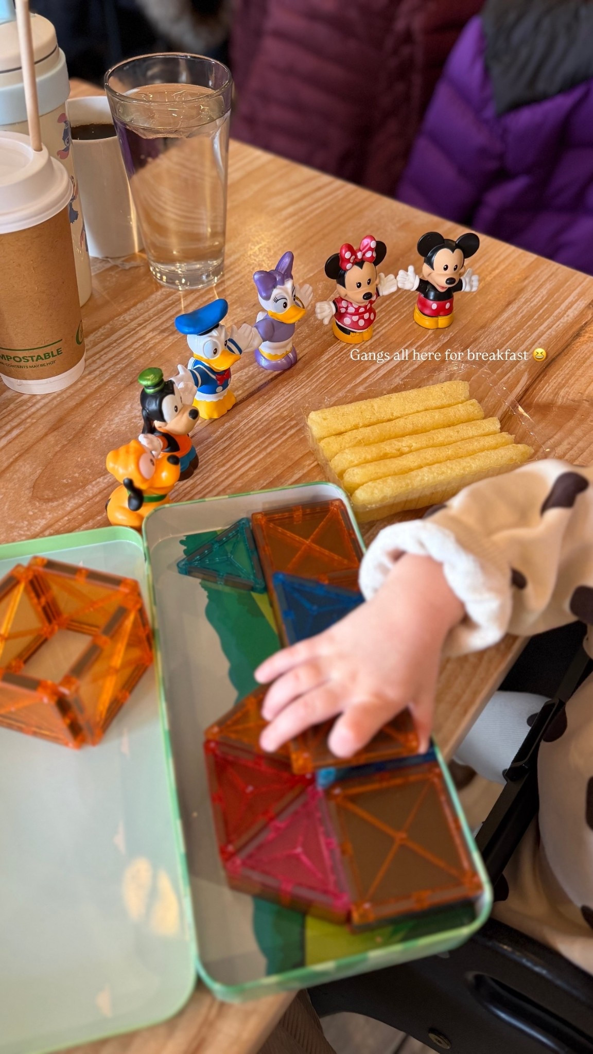 Gangs all here for breakfast 😆

Had questions on the Mickey little people set, linking here! 

#LTKKids #LTKFindsUnder50