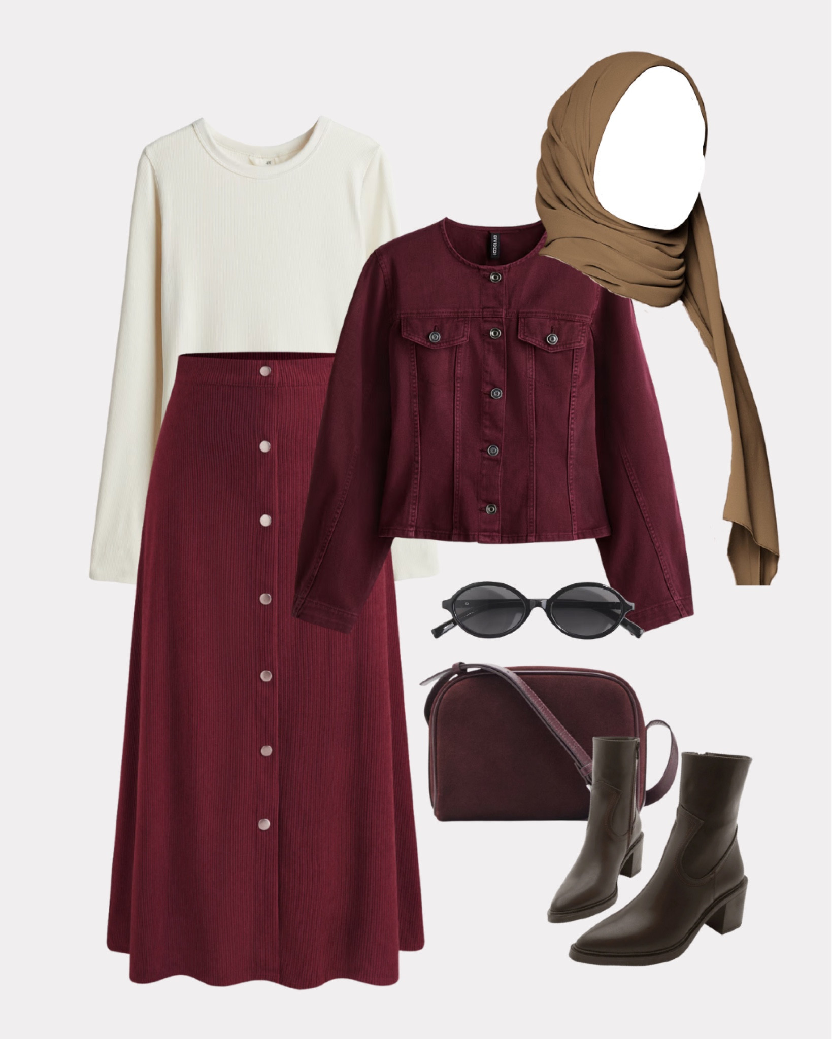 Wine red fall look… cozy autumn outfits inspired to inspire for everyday chic
