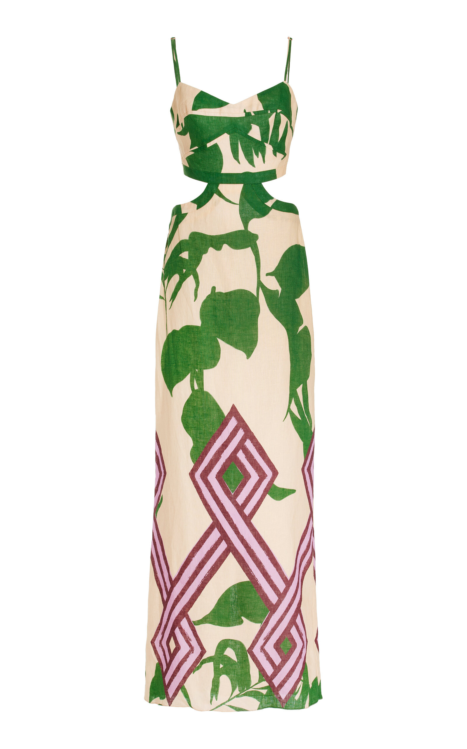Between Daydreams Printed Linen Maxi Dress | Moda Operandi (Global)