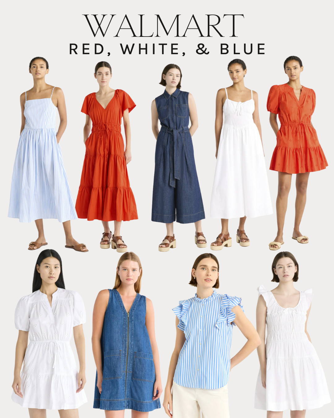 Walmart fashion. red, white, and blue fashion. red, white, and blue. Walmart fashion haul, memorial day, memorial day weekend, what to wear for memorial day. casual summer outfit, summer fashion trends #walmart #walmartstyle #walmartfashion #casualstyle #casualchic #memorialday #memorialdayweekend #walmart #walmartfashionfinds #walmartfinds  

 #LTKSeasonal #LTKFindsUnder50 #LTKStyleTip