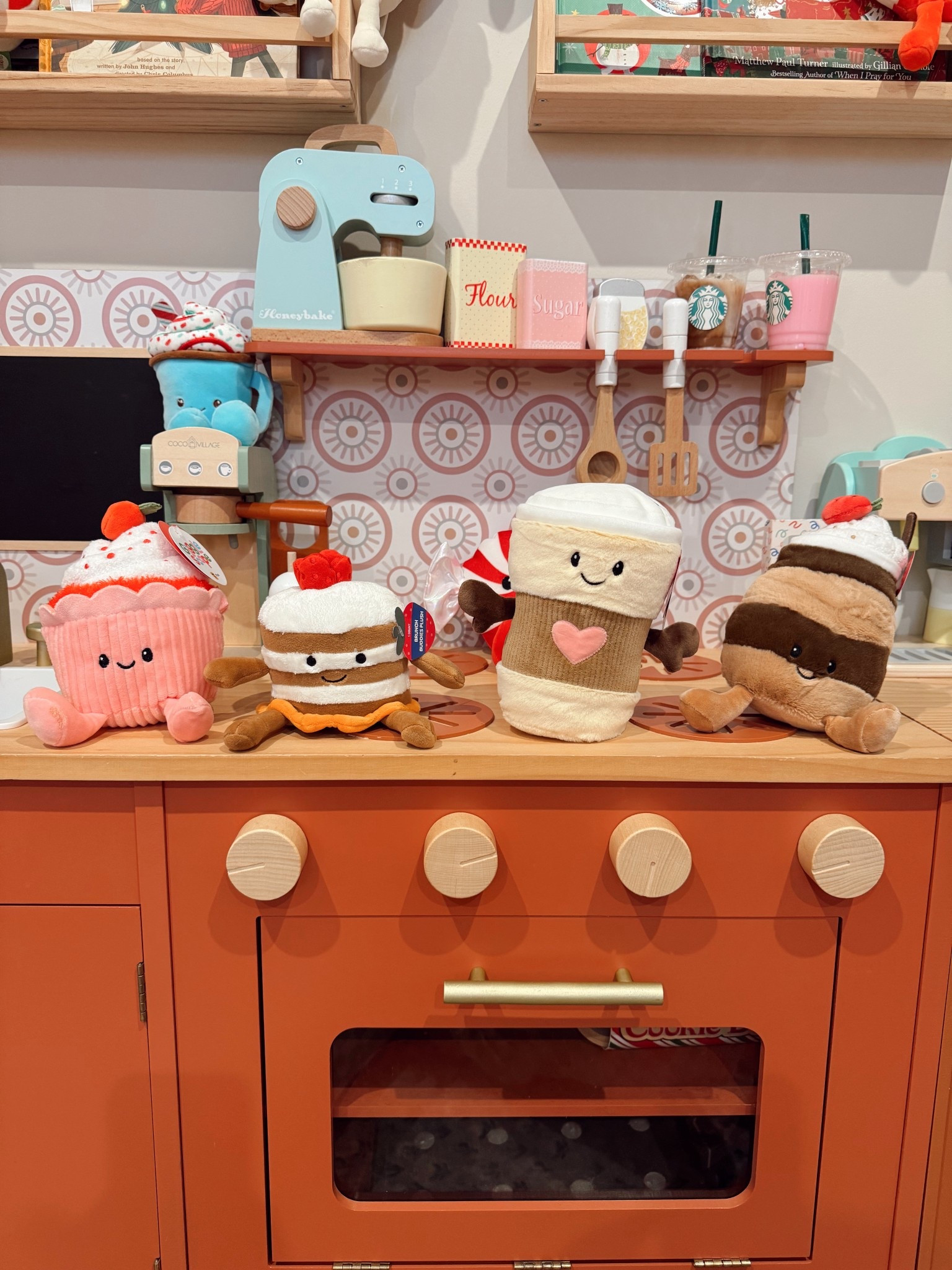 New Valentine's Day plush toys for the girls kitchen! Taking down the Christmas ones and putting these ones up for them🤍 so cute and only $5! 

#gigglescape #gigglescapeplushtoys
#valentinesdaytoys 

#LTKKids