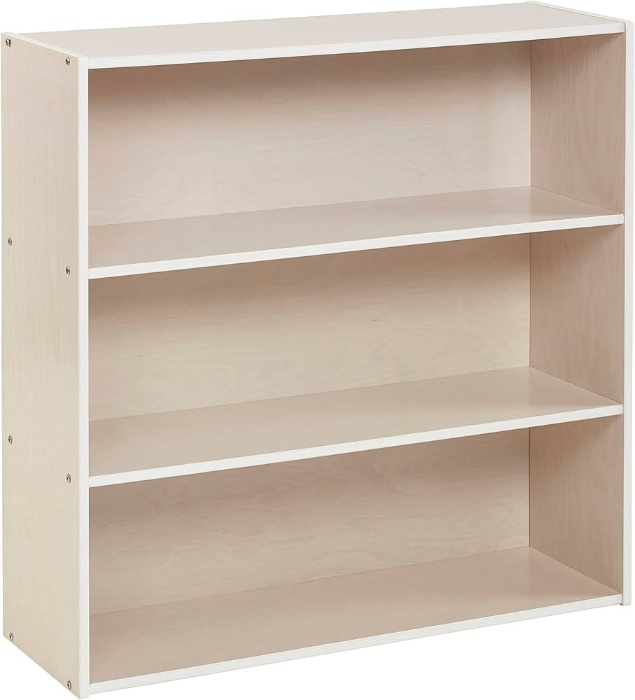 ECR4Kids Streamline 3-Shelf Storage Cabinet, 36in, Kid's Bookshelf, White Wash | Amazon (US)