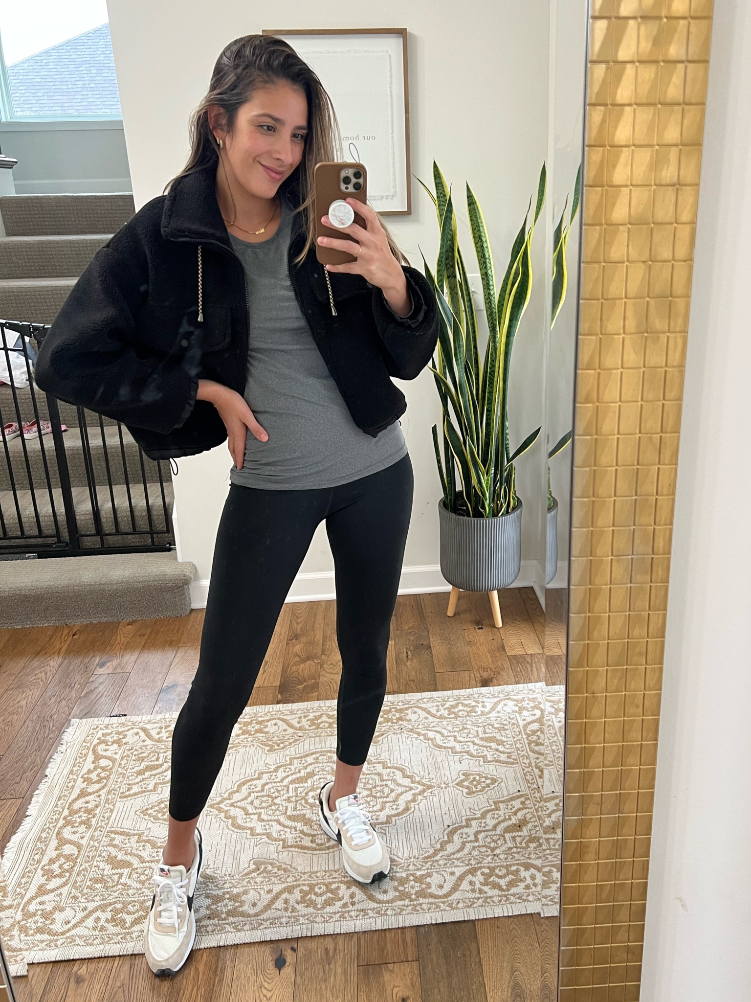 Todays outfit 🖤👟 the perfect comfy/cute fit to go run errands with the kids (if you’re a mom you know what I’m saying 🥵)!
#momstyle #comfy #nikesneakers

#LTKstyletip #LTKfamily #LTKFind