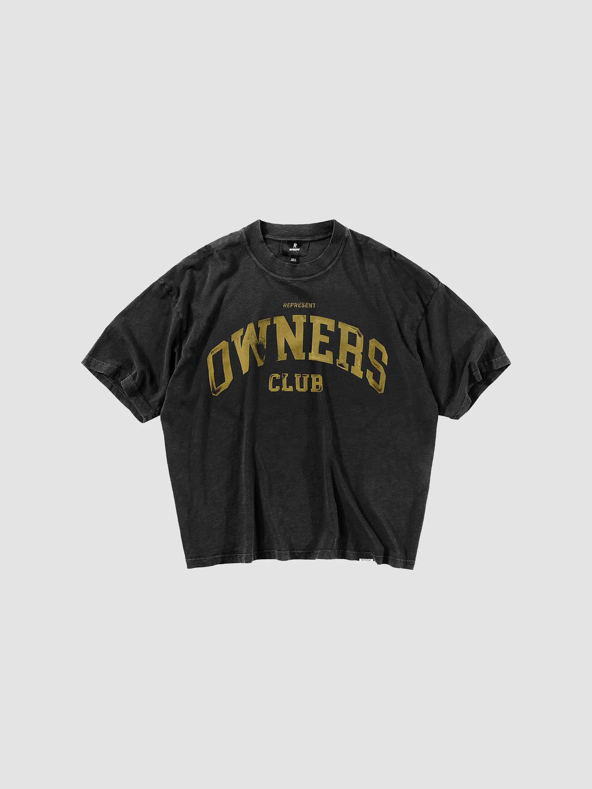 REPRESENT Owners Cotton Crewneck Crop T-Shirt | Saks Fifth Avenue | Saks Fifth Avenue