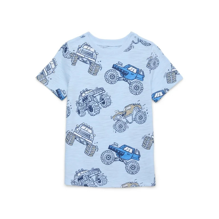 Garanimals Toddler Boy Short Sleeve Printed T-Shirt, Sizes 18M-5T | Walmart (US)