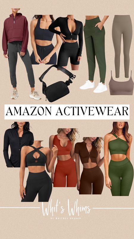 Activewear from amazon 

Activewear, matching set, matching activewear set, spring outfit, spring style, winter activewear, athleisure, sports bra, leggings, spring activewear, casual outfit, casual outfits, active set, workout clothes, gym outfit, athleisure outfit, daytime casual, casual style,