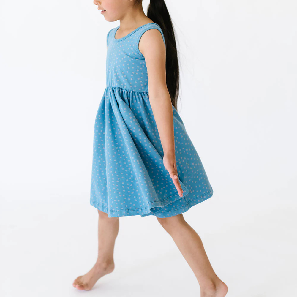 THE TANK BALLET DRESS IN AQUA DOT | Alice + Ames