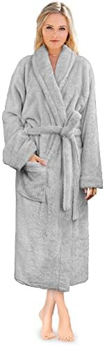 PAVILIA Premium Womens Plush Soft Robe Fluffy, Warm, Fleece Sherpa Shaggy Bathrobe | Amazon (US)