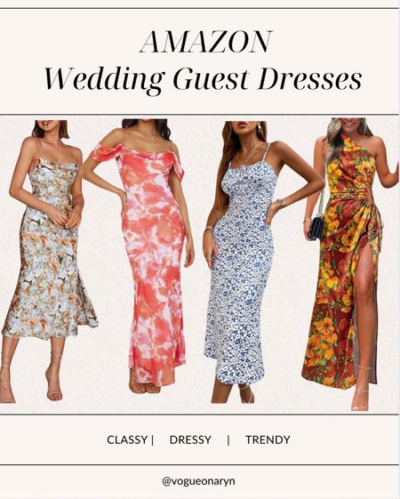 Amazon wedding guest dresses, floral spring and summer dresses, amazon fashion , amazon dresses 

#LTKfindsunder50 #LTKSeasonal #LTKwedding