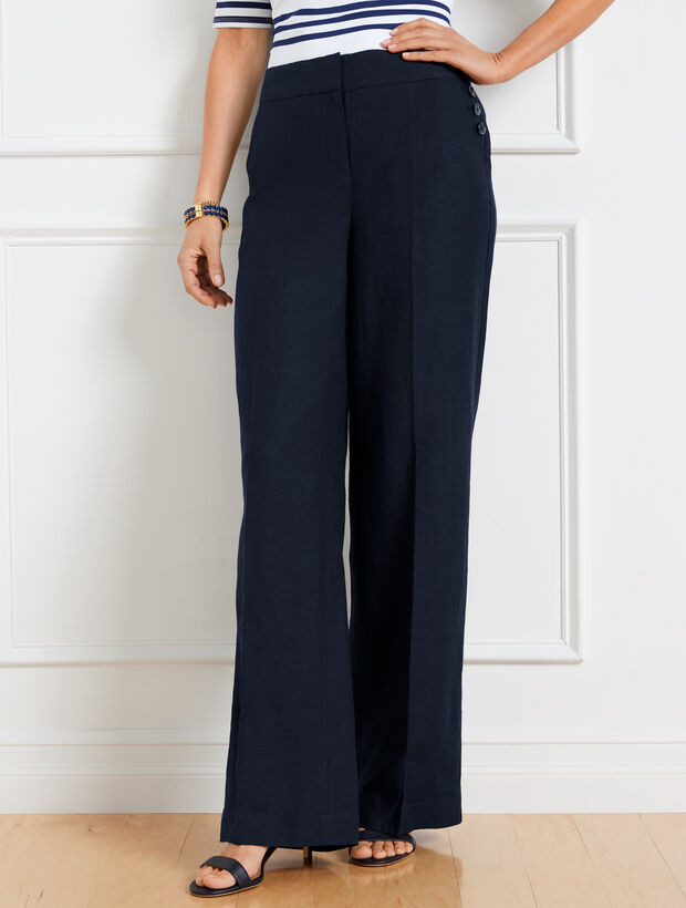 Talbots Greenwich Linen Pants | Talbots
