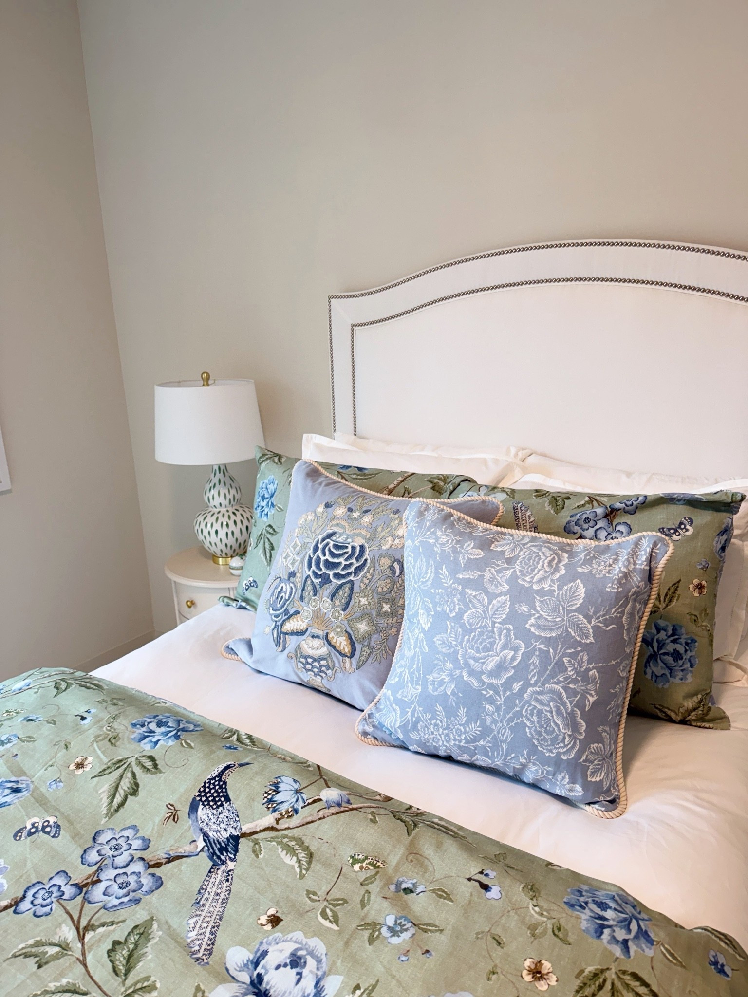My new bedding in our townhome!