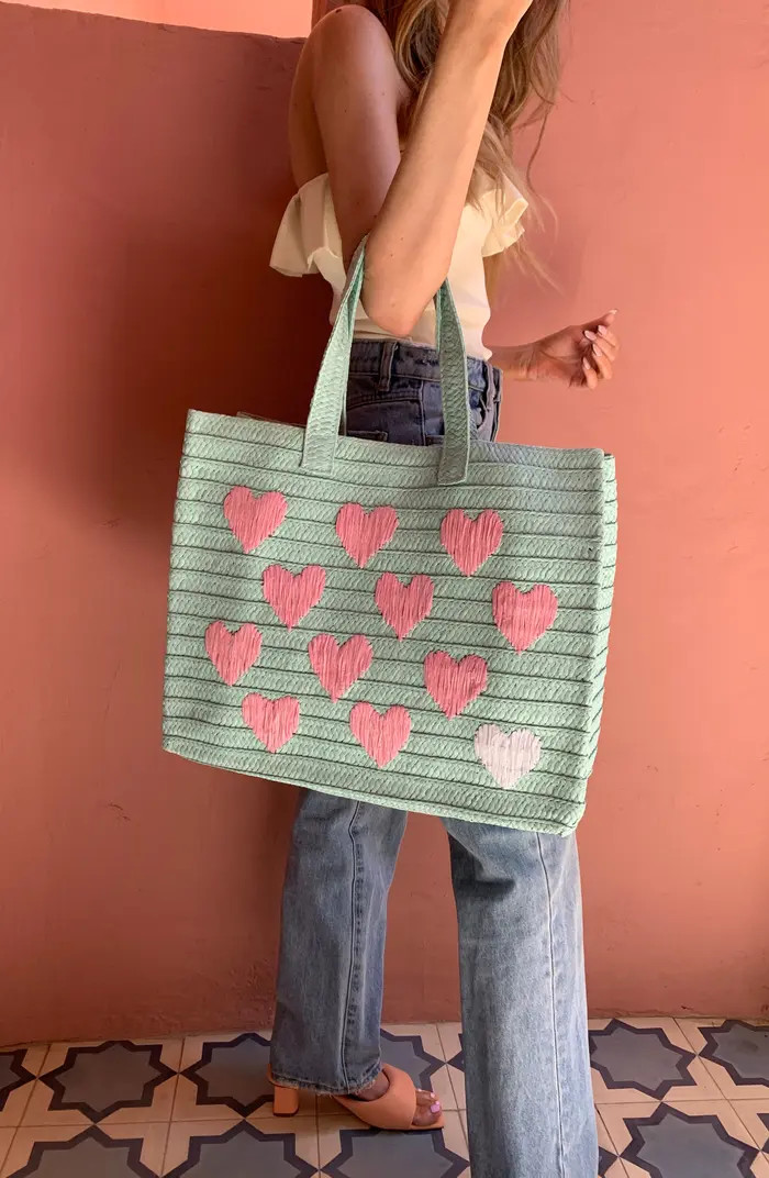 Be Mine Straw Tote | Nordstrom