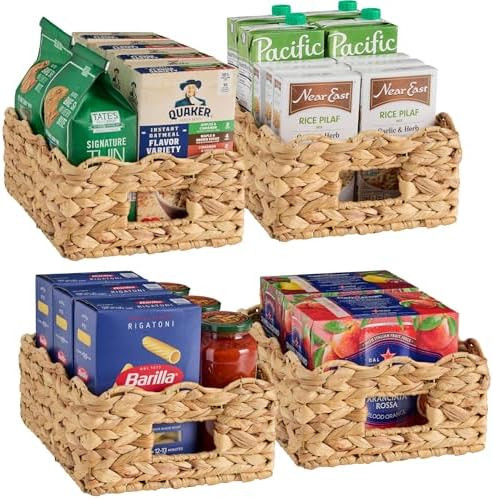 Best Choice Products 9x12 Scalloped Shelf Baskets, Woven Storage Bins, Storage Organizers for Pan... | Amazon (US)