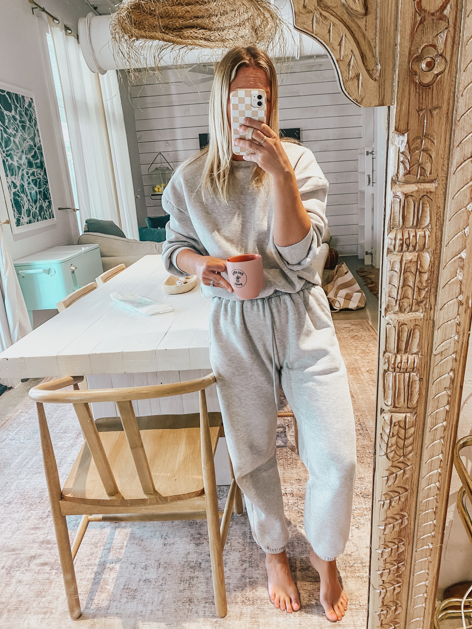 This sweat set is seriously so soft and so comfortable. I basically live in it and want it in every color. Very oversized. I’m wearing a small. Great quality. Amazon  

#LTKfindsunder50 #LTKfindsunder100