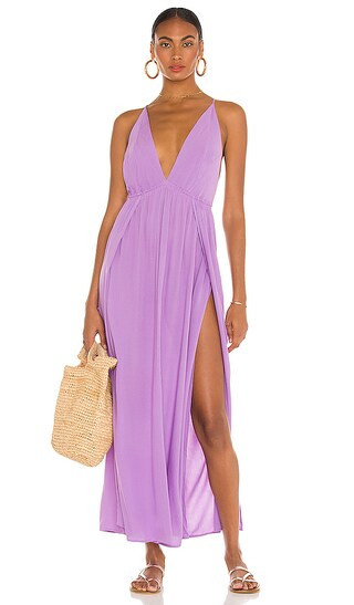 River Dress in Violet | Revolve Clothing (Global)