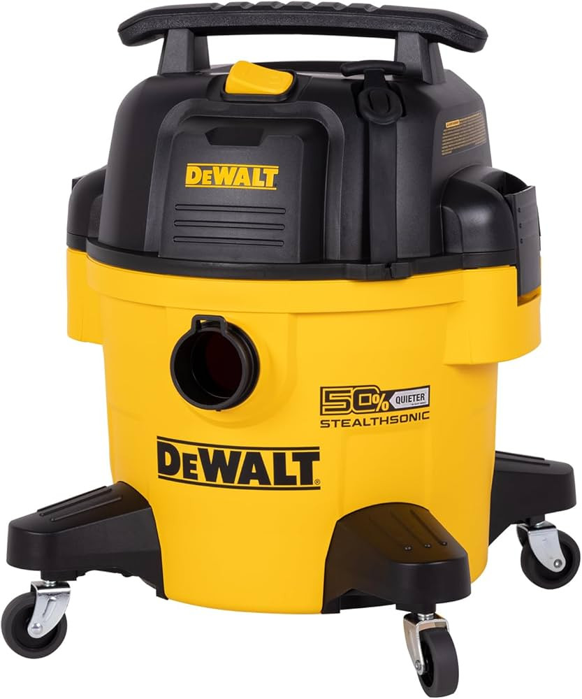 Amazon.com: DEWALT 6 Gallon STEALTHSONIC Wet Dry Shop Vac, Powerful Suction & Portable Shop Vacuu... | Amazon (US)