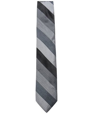 Men's Audio Melange Stripe Tie, Created for Macy's | Macys (US)