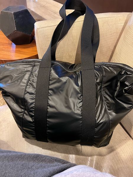 This is one of my carry-on bags when I travel. It’s lightweight, kind of an old school athletic vibe to it and it’s black, so it doesn’t show marks (and will probably match with whatever I am wearing.) Mine is from Zara, similar styles linked. 

#LTKStyleTip #LTKItBag #LTKTravel