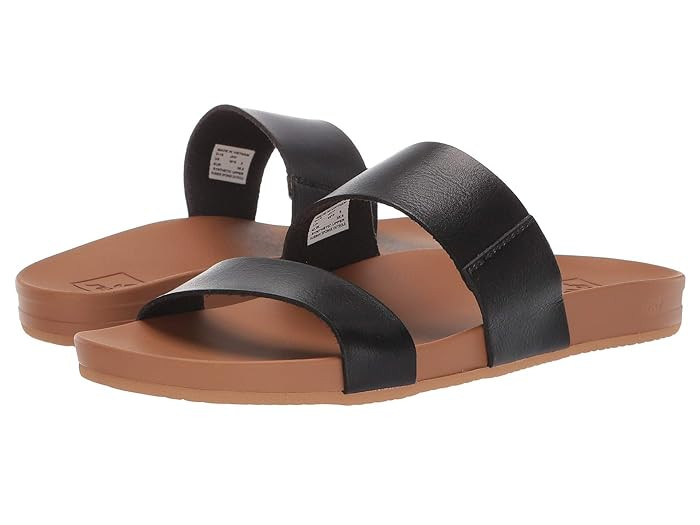 Reef Cushion Vista (Black/Natural) Women's Sandals | Zappos