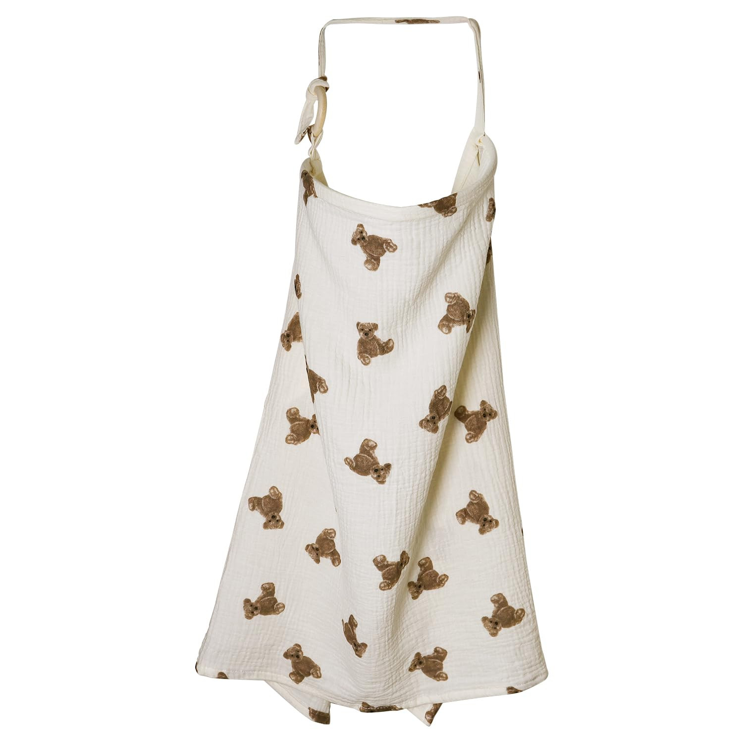 Muslin Nursing Cover for Baby Breastfeeding, Breathable 100% Cotton Breastfeeding Cover with Rigi... | Amazon (US)