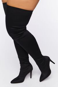 Faux Suede Over-the-Knee Boots (Wide) | Forever 21 (US)