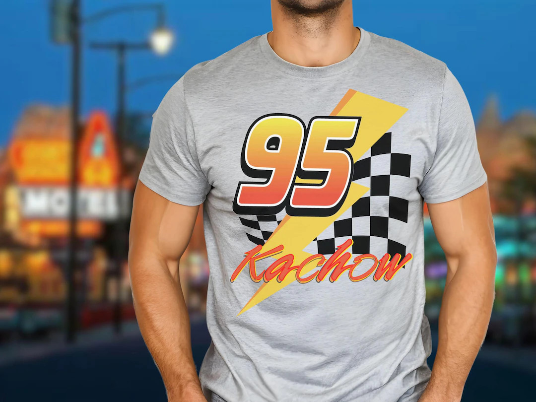 Lightning Mcqueen Ka-chow Disney Shirt, Radiator Springs Family Cars - Etsy | Etsy (Global)