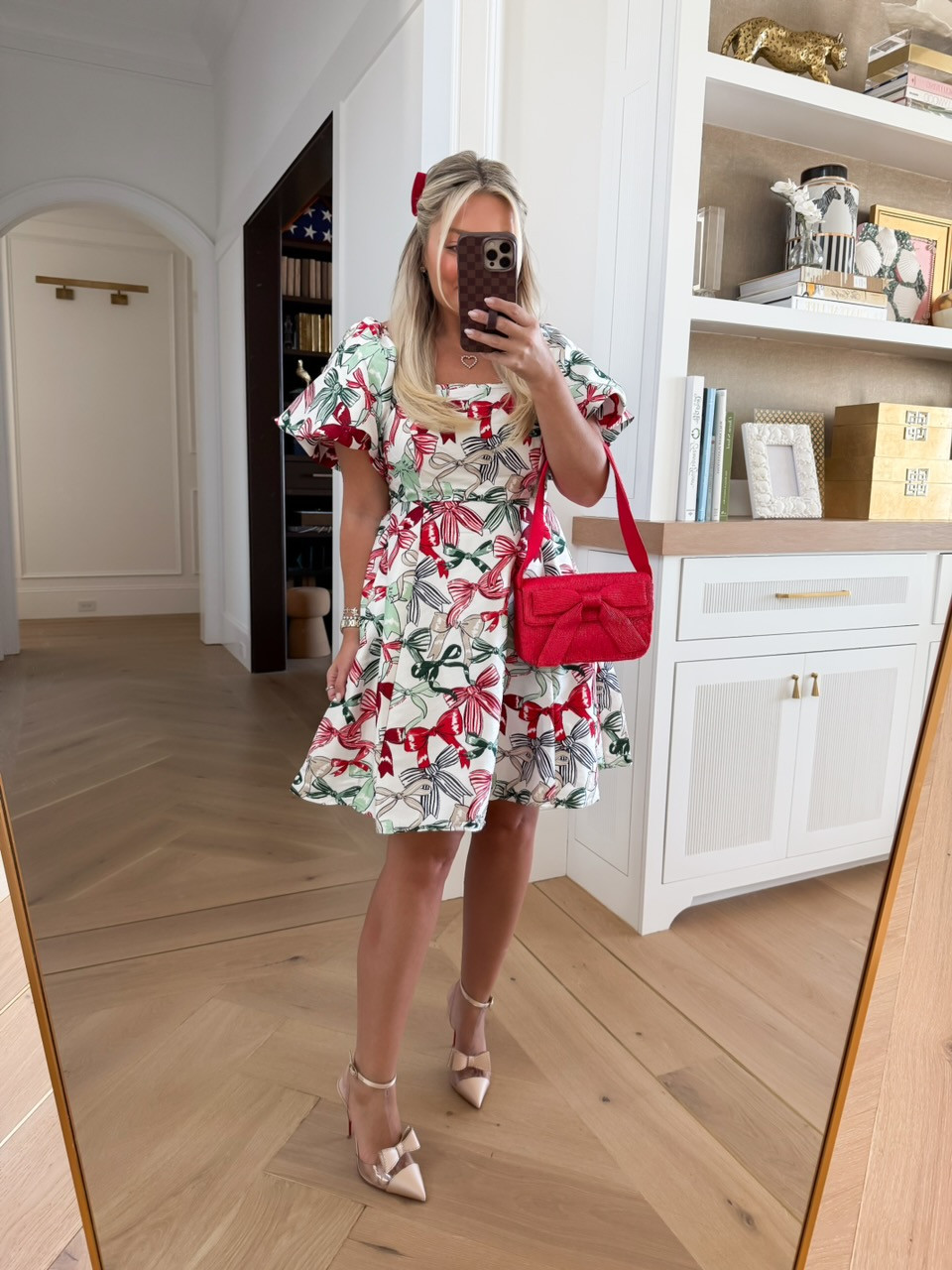 Now all I need is a red lip 🎀💋
Holiday hosting mode: on. From the tree to the table, I’ve been decorating, baking, and adding touches of the Sewing Down South x @belk holiday collection throughout our home (limited time launch 10.27) - soft holiday colors, pretty bows, and all the Southern charm that makes this season feel so special.
The clothing and accessories are just as beautiful - elegant, festive, and perfect for a little sparkle while hosting at home. ✨ 

 #BelkPartner #LTKGiftGuide #LTKHoliday #LTKSeasonal