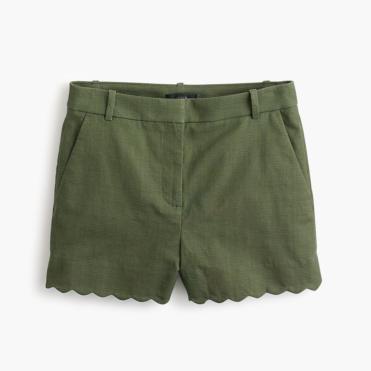 3" short with scalloped hem | J. Crew US