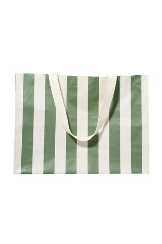 Sunnylife Carryall Beach Bag in The Vacay Olive Stripe from Revolve.com | Revolve Clothing (Global)