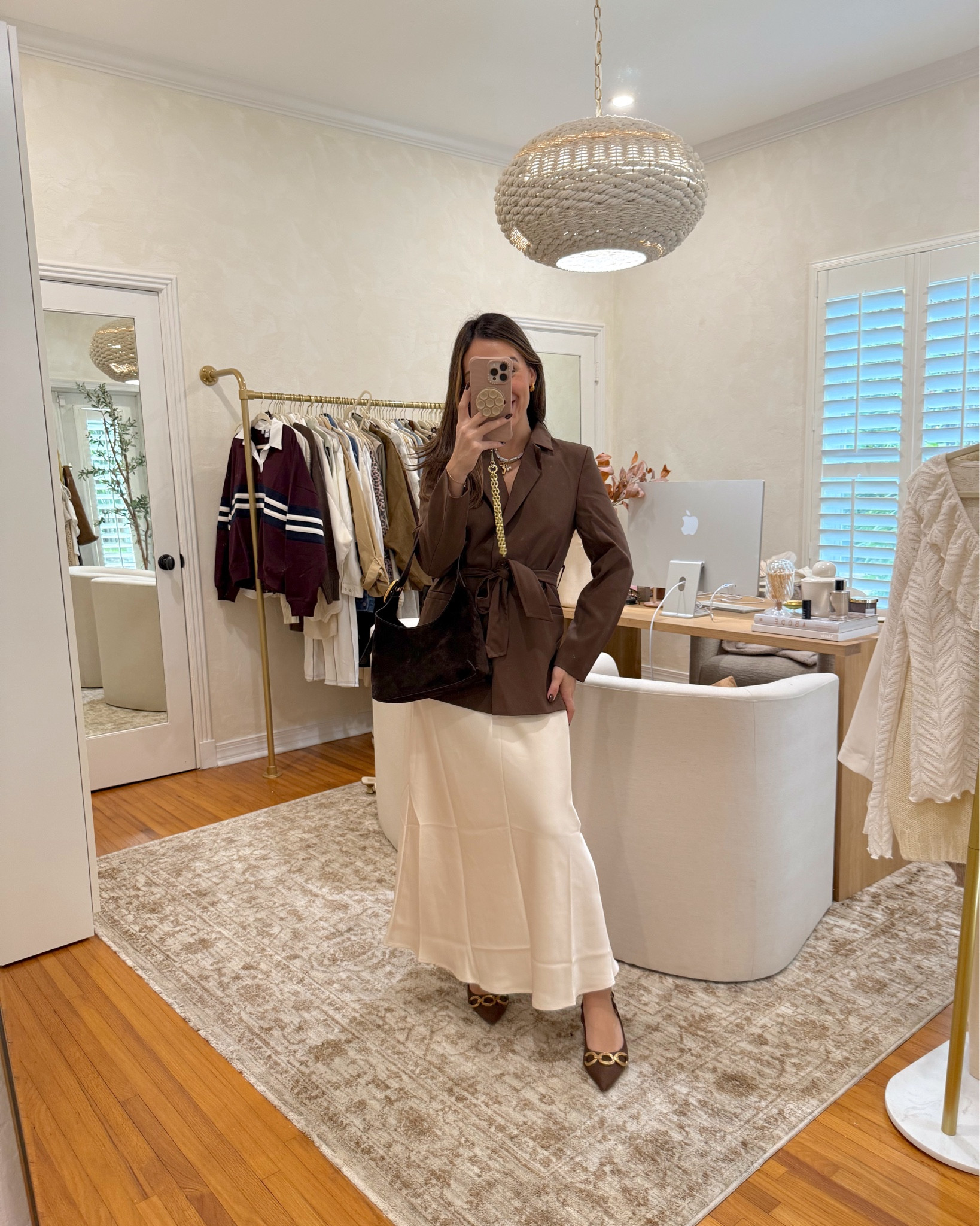 Size 2 blazer (code lauren20) size small skirt! 

#LTKStyleTip #LTKFindsUnder100