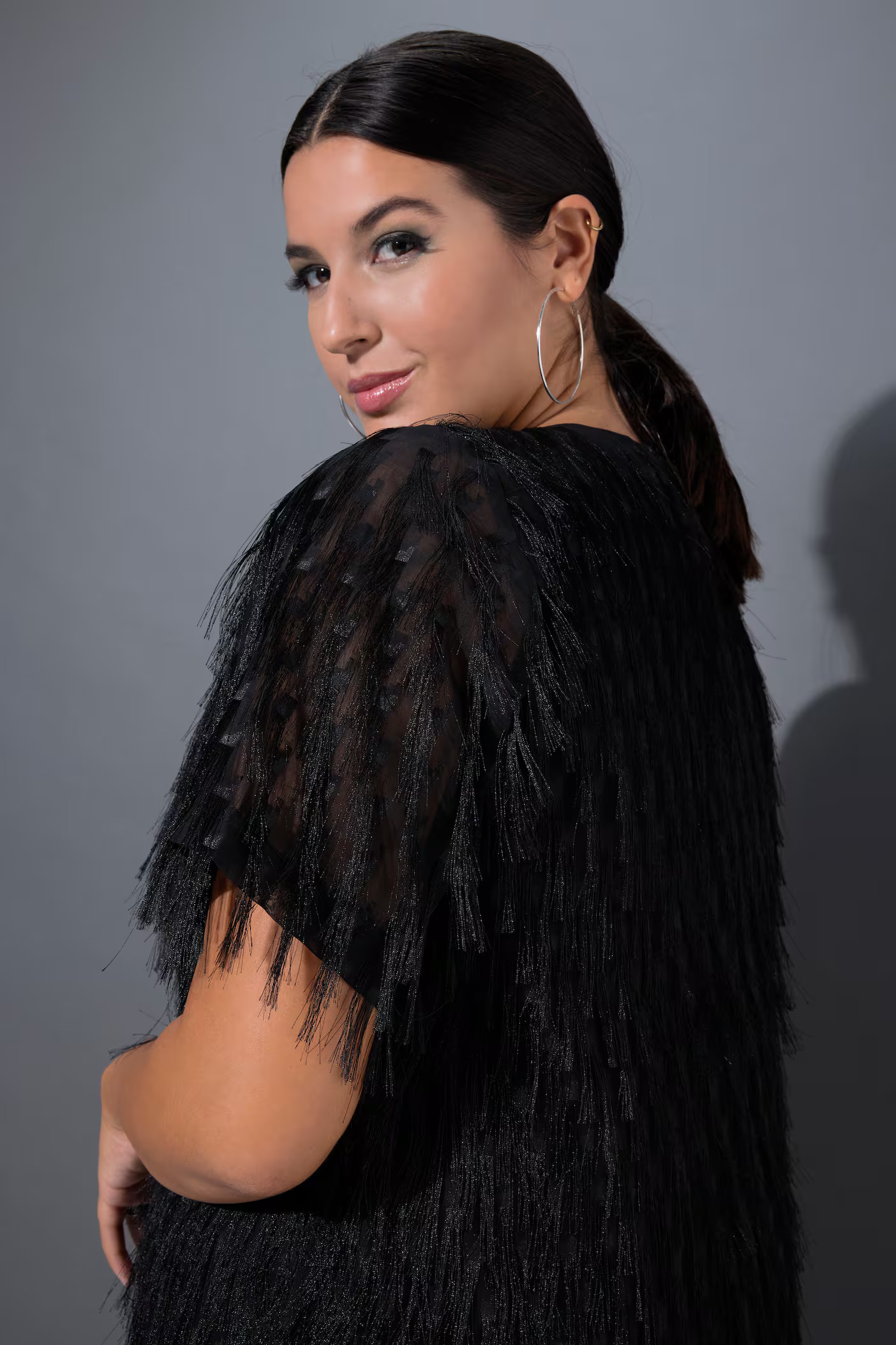 Minikleid, Straight Loose Shape, Fransen | Ulla Popken DE